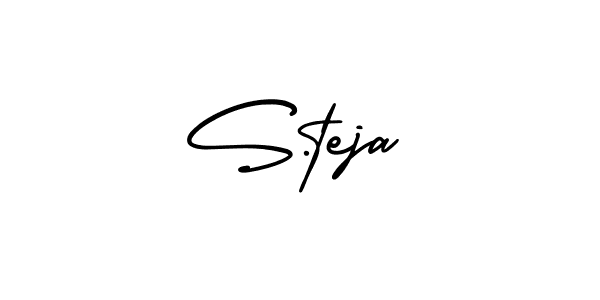It looks lik you need a new signature style for name S.teja. Design unique handwritten (AmerikaSignatureDemo-Regular) signature with our free signature maker in just a few clicks. S.teja signature style 3 images and pictures png