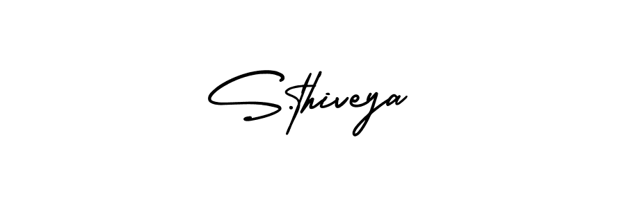 Create a beautiful signature design for name S.thiveya. With this signature (AmerikaSignatureDemo-Regular) fonts, you can make a handwritten signature for free. S.thiveya signature style 3 images and pictures png