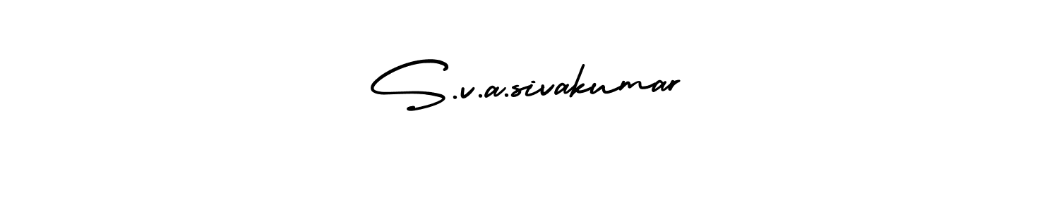 Once you've used our free online signature maker to create your best signature AmerikaSignatureDemo-Regular style, it's time to enjoy all of the benefits that S.v.a.sivakumar name signing documents. S.v.a.sivakumar signature style 3 images and pictures png