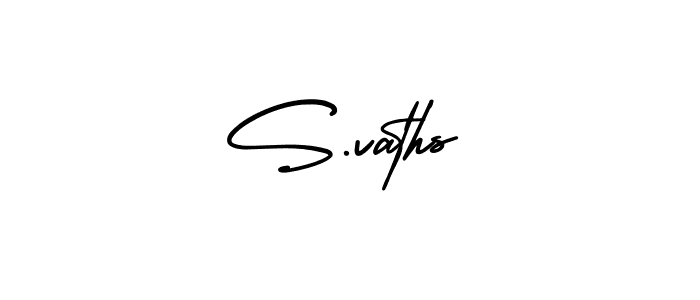 Also You can easily find your signature by using the search form. We will create S.vaths name handwritten signature images for you free of cost using AmerikaSignatureDemo-Regular sign style. S.vaths signature style 3 images and pictures png
