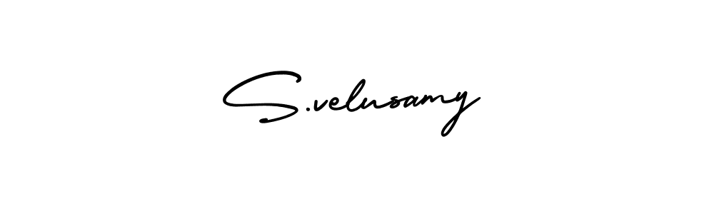 Make a beautiful signature design for name S.velusamy. Use this online signature maker to create a handwritten signature for free. S.velusamy signature style 3 images and pictures png