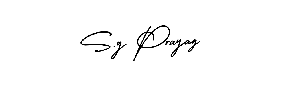 Check out images of Autograph of S.y Prayag name. Actor S.y Prayag Signature Style. AmerikaSignatureDemo-Regular is a professional sign style online. S.y Prayag signature style 3 images and pictures png