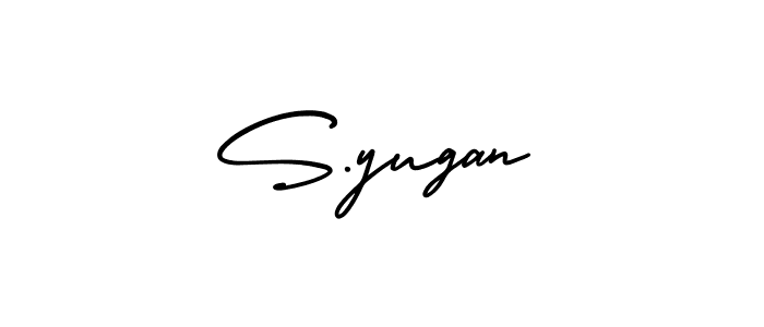 Check out images of Autograph of S.yugan name. Actor S.yugan Signature Style. AmerikaSignatureDemo-Regular is a professional sign style online. S.yugan signature style 3 images and pictures png