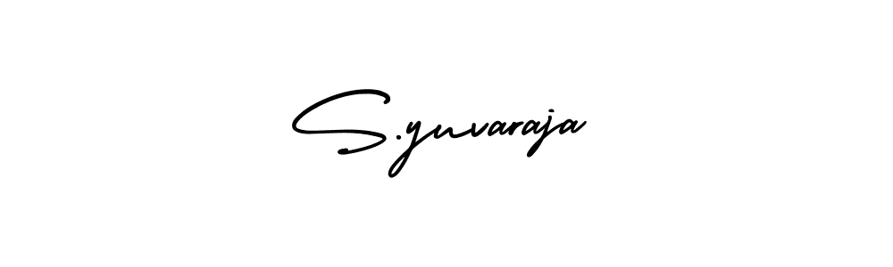 This is the best signature style for the S.yuvaraja name. Also you like these signature font (AmerikaSignatureDemo-Regular). Mix name signature. S.yuvaraja signature style 3 images and pictures png