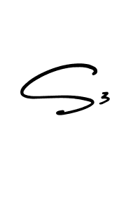 Create a beautiful signature design for name S3. With this signature (AmerikaSignatureDemo-Regular) fonts, you can make a handwritten signature for free. S3 signature style 3 images and pictures png