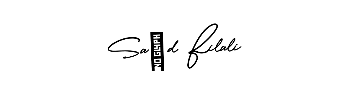 Here are the top 10 professional signature styles for the name Saïd Filali. These are the best autograph styles you can use for your name. Saïd Filali signature style 3 images and pictures png