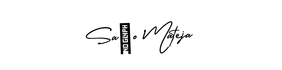 Make a beautiful signature design for name Sašo Mateja. With this signature (AmerikaSignatureDemo-Regular) style, you can create a handwritten signature for free. Sašo Mateja signature style 3 images and pictures png