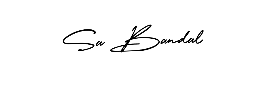 Design your own signature with our free online signature maker. With this signature software, you can create a handwritten (AmerikaSignatureDemo-Regular) signature for name Sa Bandal. Sa Bandal signature style 3 images and pictures png