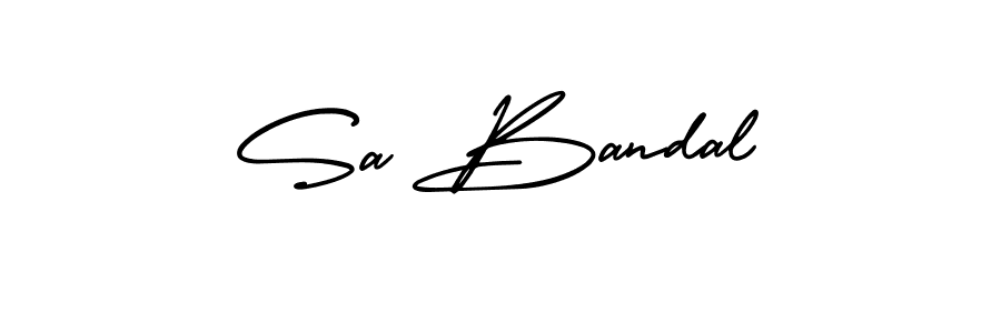 Design your own signature with our free online signature maker. With this signature software, you can create a handwritten (AmerikaSignatureDemo-Regular) signature for name Sa Bandal. Sa Bandal signature style 3 images and pictures png