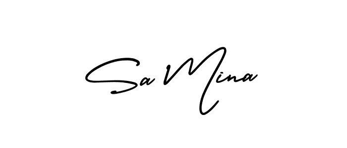 Check out images of Autograph of Sa Mina name. Actor Sa Mina Signature Style. AmerikaSignatureDemo-Regular is a professional sign style online. Sa Mina signature style 3 images and pictures png