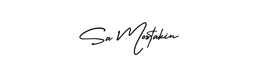 Once you've used our free online signature maker to create your best signature AmerikaSignatureDemo-Regular style, it's time to enjoy all of the benefits that Sa Mostakin name signing documents. Sa Mostakin signature style 3 images and pictures png