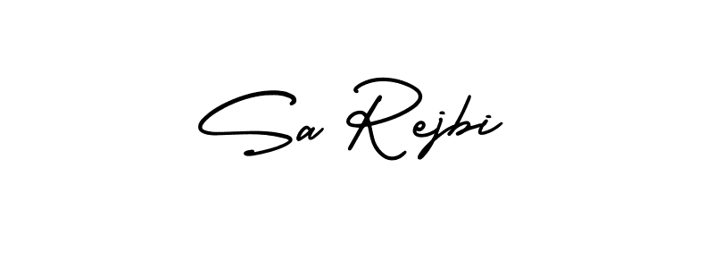 Similarly AmerikaSignatureDemo-Regular is the best handwritten signature design. Signature creator online .You can use it as an online autograph creator for name Sa Rejbi. Sa Rejbi signature style 3 images and pictures png
