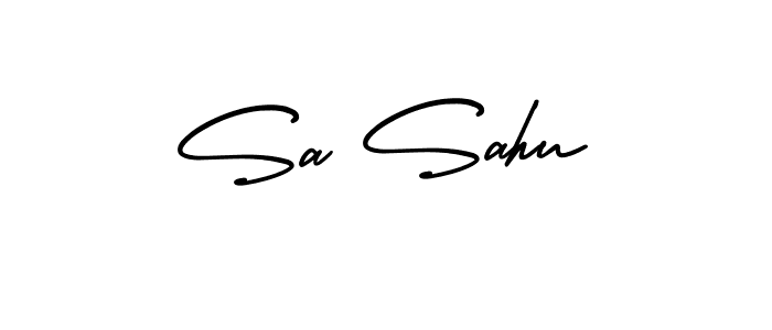 Best and Professional Signature Style for Sa Sahu. AmerikaSignatureDemo-Regular Best Signature Style Collection. Sa Sahu signature style 3 images and pictures png
