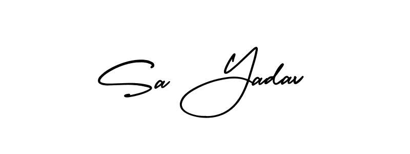 See photos of Sa Yadav official signature by Spectra . Check more albums & portfolios. Read reviews & check more about AmerikaSignatureDemo-Regular font. Sa Yadav signature style 3 images and pictures png