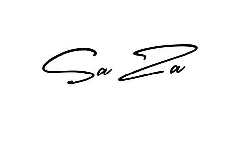 if you are searching for the best signature style for your name Sa Za. so please give up your signature search. here we have designed multiple signature styles  using AmerikaSignatureDemo-Regular. Sa Za signature style 3 images and pictures png