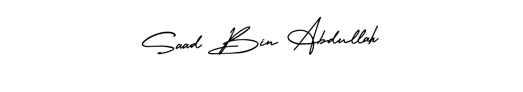 You can use this online signature creator to create a handwritten signature for the name Saad Bin Abdullah. This is the best online autograph maker. Saad Bin Abdullah signature style 3 images and pictures png