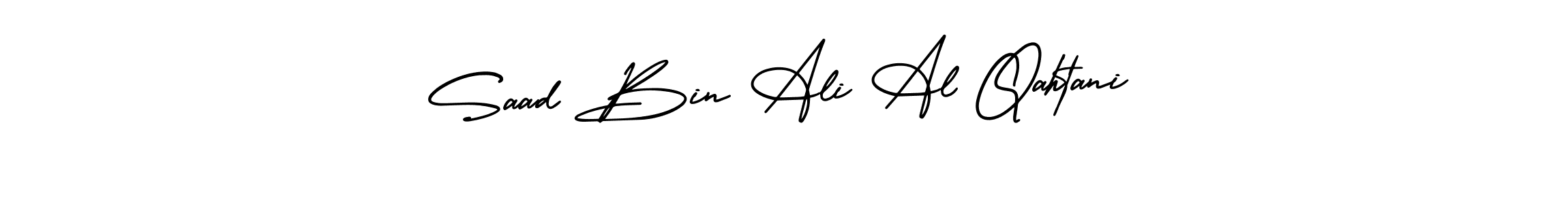 Make a beautiful signature design for name Saad Bin Ali Al Qahtani. Use this online signature maker to create a handwritten signature for free. Saad Bin Ali Al Qahtani signature style 3 images and pictures png