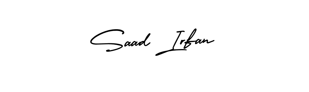 You can use this online signature creator to create a handwritten signature for the name Saad Irfan. This is the best online autograph maker. Saad Irfan signature style 3 images and pictures png