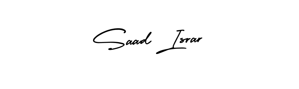 Also we have Saad Israr name is the best signature style. Create professional handwritten signature collection using AmerikaSignatureDemo-Regular autograph style. Saad Israr signature style 3 images and pictures png