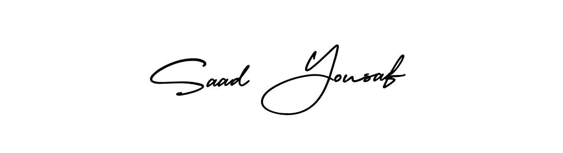 Also we have Saad Yousaf name is the best signature style. Create professional handwritten signature collection using AmerikaSignatureDemo-Regular autograph style. Saad Yousaf signature style 3 images and pictures png