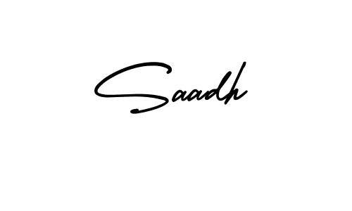 Also You can easily find your signature by using the search form. We will create Saadh name handwritten signature images for you free of cost using AmerikaSignatureDemo-Regular sign style. Saadh signature style 3 images and pictures png