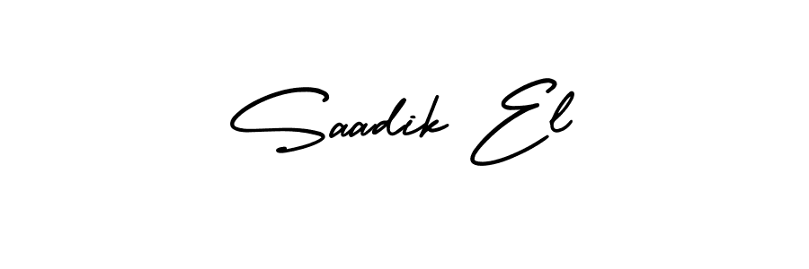 Once you've used our free online signature maker to create your best signature AmerikaSignatureDemo-Regular style, it's time to enjoy all of the benefits that Saadik El name signing documents. Saadik El signature style 3 images and pictures png
