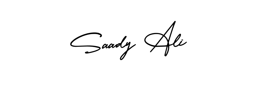 Once you've used our free online signature maker to create your best signature AmerikaSignatureDemo-Regular style, it's time to enjoy all of the benefits that Saady Ali name signing documents. Saady Ali signature style 3 images and pictures png