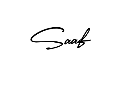 Make a beautiful signature design for name Saaf. With this signature (AmerikaSignatureDemo-Regular) style, you can create a handwritten signature for free. Saaf signature style 3 images and pictures png