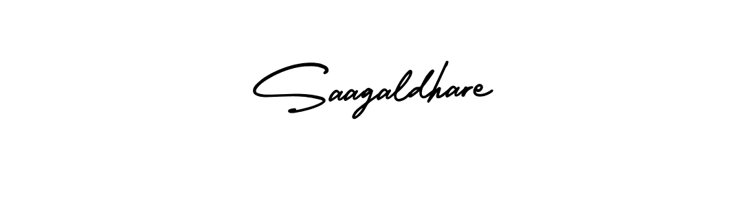 The best way (AmerikaSignatureDemo-Regular) to make a short signature is to pick only two or three words in your name. The name Saagaldhare include a total of six letters. For converting this name. Saagaldhare signature style 3 images and pictures png