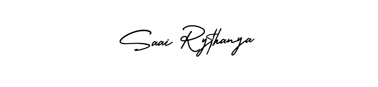 Use a signature maker to create a handwritten signature online. With this signature software, you can design (AmerikaSignatureDemo-Regular) your own signature for name Saai Rythanya. Saai Rythanya signature style 3 images and pictures png