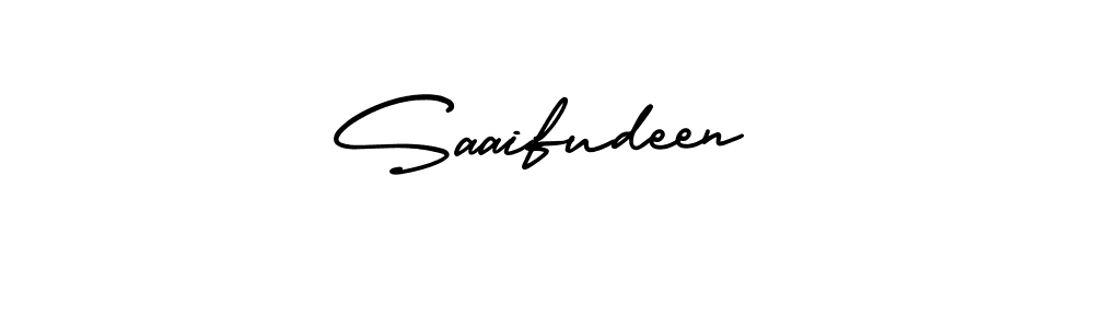 How to make Saaifudeen signature? AmerikaSignatureDemo-Regular is a professional autograph style. Create handwritten signature for Saaifudeen name. Saaifudeen signature style 3 images and pictures png