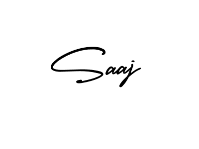 Make a beautiful signature design for name Saaj. Use this online signature maker to create a handwritten signature for free. Saaj signature style 3 images and pictures png