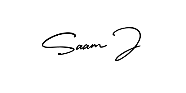 How to make Saam J signature? AmerikaSignatureDemo-Regular is a professional autograph style. Create handwritten signature for Saam J name. Saam J signature style 3 images and pictures png