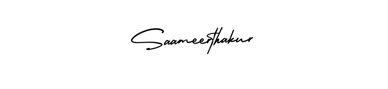 Also we have Saameerthakur name is the best signature style. Create professional handwritten signature collection using AmerikaSignatureDemo-Regular autograph style. Saameerthakur signature style 3 images and pictures png