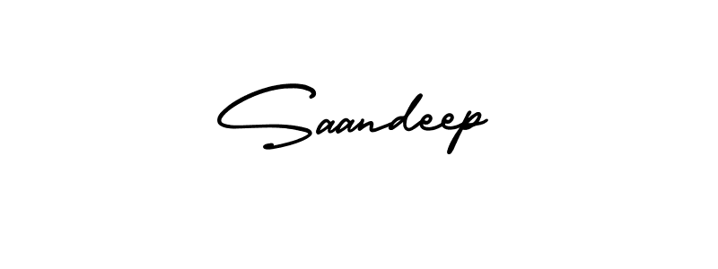 How to Draw Saandeep signature style? AmerikaSignatureDemo-Regular is a latest design signature styles for name Saandeep. Saandeep signature style 3 images and pictures png