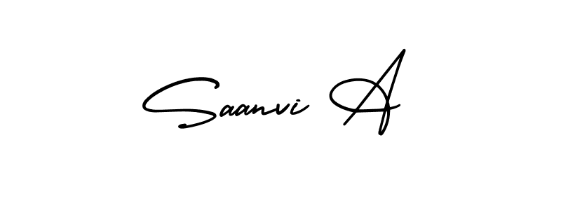 How to make Saanvi A signature? AmerikaSignatureDemo-Regular is a professional autograph style. Create handwritten signature for Saanvi A name. Saanvi A signature style 3 images and pictures png