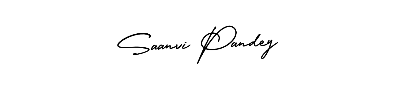This is the best signature style for the Saanvi Pandey name. Also you like these signature font (AmerikaSignatureDemo-Regular). Mix name signature. Saanvi Pandey signature style 3 images and pictures png