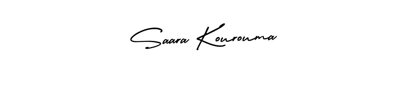 Create a beautiful signature design for name Saara Kourouma. With this signature (AmerikaSignatureDemo-Regular) fonts, you can make a handwritten signature for free. Saara Kourouma signature style 3 images and pictures png