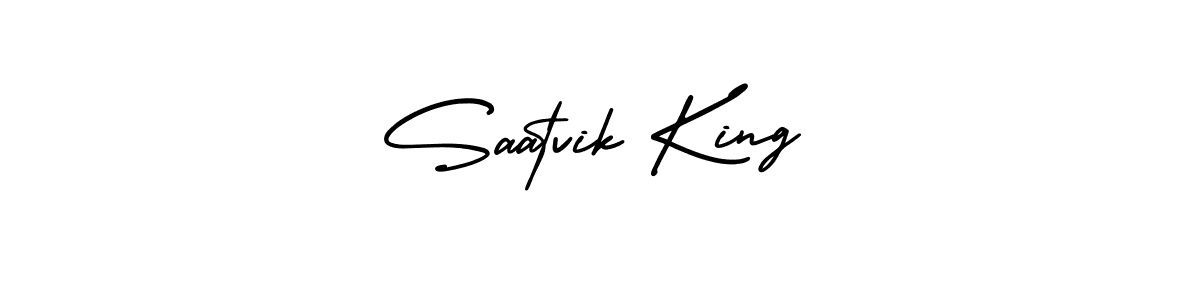 How to Draw Saatvik King signature style? AmerikaSignatureDemo-Regular is a latest design signature styles for name Saatvik King. Saatvik King signature style 3 images and pictures png