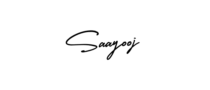 if you are searching for the best signature style for your name Saayooj. so please give up your signature search. here we have designed multiple signature styles  using AmerikaSignatureDemo-Regular. Saayooj signature style 3 images and pictures png