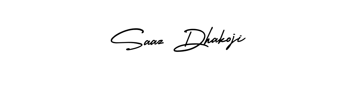 Design your own signature with our free online signature maker. With this signature software, you can create a handwritten (AmerikaSignatureDemo-Regular) signature for name Saaz Dhakoji. Saaz Dhakoji signature style 3 images and pictures png