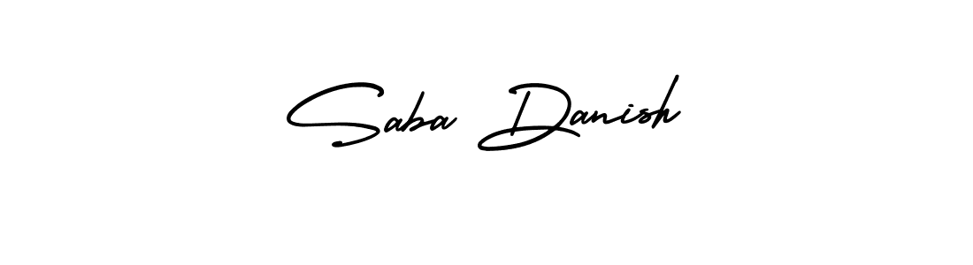 Create a beautiful signature design for name Saba Danish. With this signature (AmerikaSignatureDemo-Regular) fonts, you can make a handwritten signature for free. Saba Danish signature style 3 images and pictures png