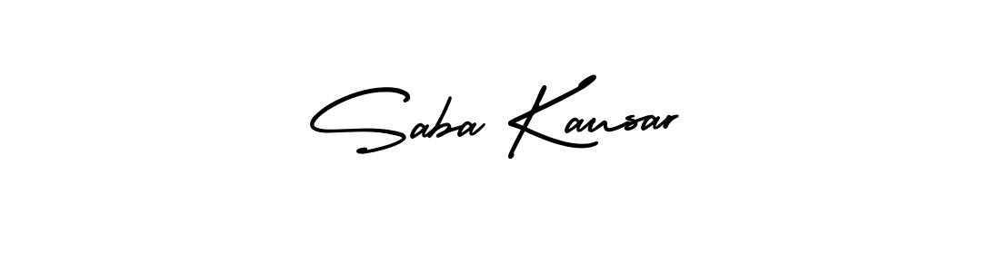 Saba Kausar stylish signature style. Best Handwritten Sign (AmerikaSignatureDemo-Regular) for my name. Handwritten Signature Collection Ideas for my name Saba Kausar. Saba Kausar signature style 3 images and pictures png
