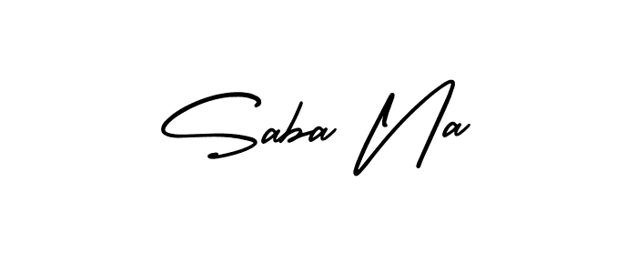 Also we have Saba Na name is the best signature style. Create professional handwritten signature collection using AmerikaSignatureDemo-Regular autograph style. Saba Na signature style 3 images and pictures png