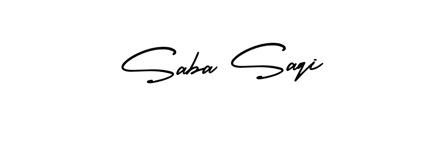 Create a beautiful signature design for name Saba Saqi. With this signature (AmerikaSignatureDemo-Regular) fonts, you can make a handwritten signature for free. Saba Saqi signature style 3 images and pictures png
