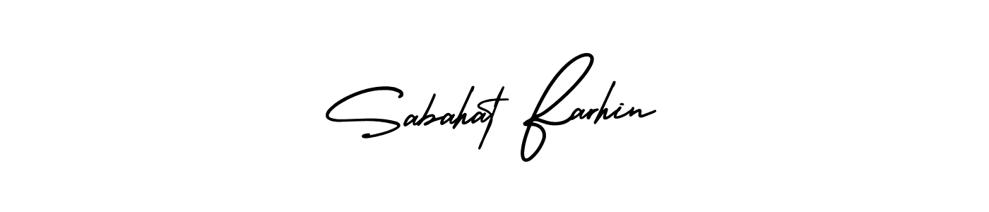 Once you've used our free online signature maker to create your best signature AmerikaSignatureDemo-Regular style, it's time to enjoy all of the benefits that Sabahat Farhin name signing documents. Sabahat Farhin signature style 3 images and pictures png