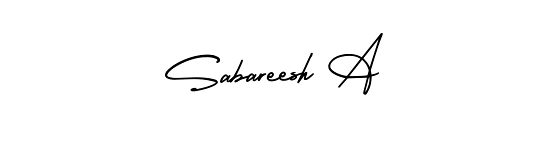 AmerikaSignatureDemo-Regular is a professional signature style that is perfect for those who want to add a touch of class to their signature. It is also a great choice for those who want to make their signature more unique. Get Sabareesh A name to fancy signature for free. Sabareesh A signature style 3 images and pictures png