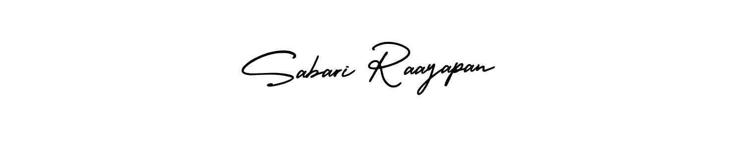 How to make Sabari Raayapan signature? AmerikaSignatureDemo-Regular is a professional autograph style. Create handwritten signature for Sabari Raayapan name. Sabari Raayapan signature style 3 images and pictures png