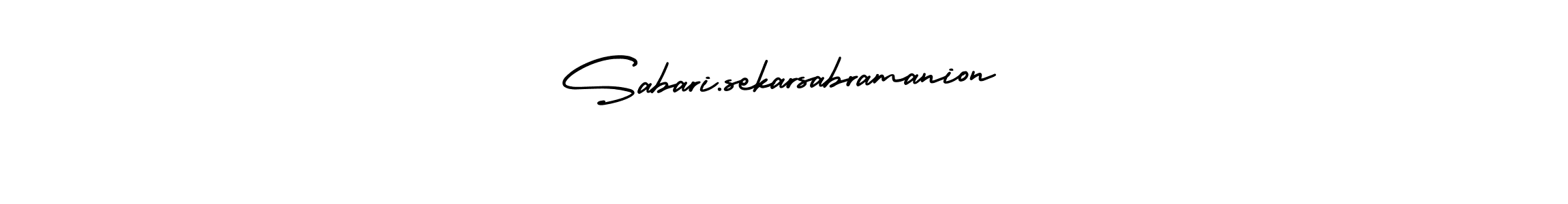 Also we have Sabari.sekarsabramanion name is the best signature style. Create professional handwritten signature collection using AmerikaSignatureDemo-Regular autograph style. Sabari.sekarsabramanion signature style 3 images and pictures png