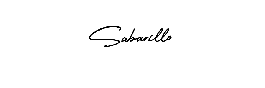 Use a signature maker to create a handwritten signature online. With this signature software, you can design (AmerikaSignatureDemo-Regular) your own signature for name Sabarillo. Sabarillo signature style 3 images and pictures png